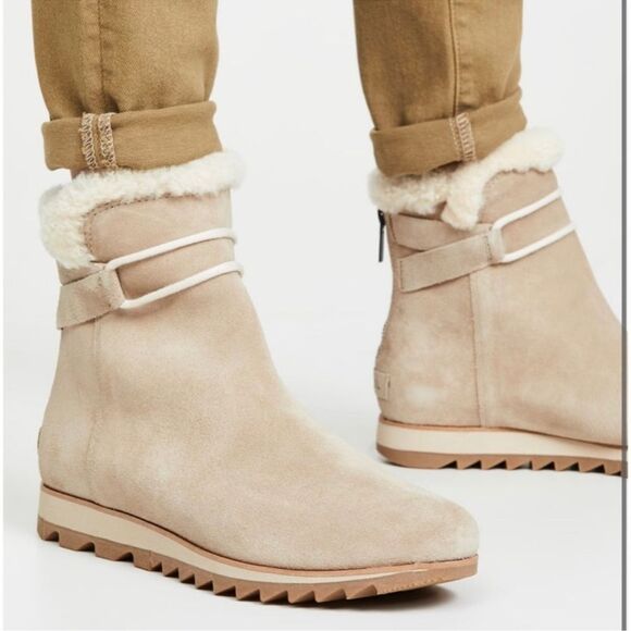 Sorel Tan Harlow Botties Size 7.5 - Picture 2 of 12